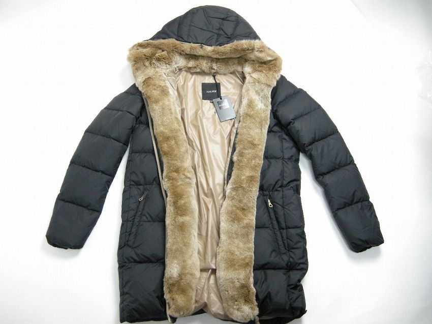 サイズ50 (女性2XL-3XL相当)□新品□デュベティカ DUVETICA ファー付き 