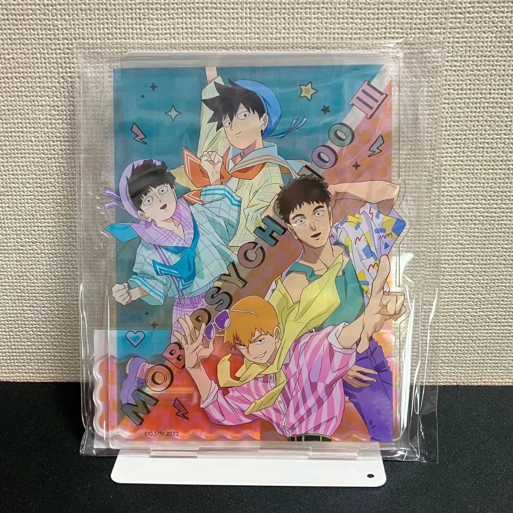 モブサイコ100 くじメイト アクスタ 影山茂夫 律 霊幻新隆 80'sレトロ モブサイコ100 Ⅲ くじメイト ～80´sレトロ～ A-4賞 アクリル