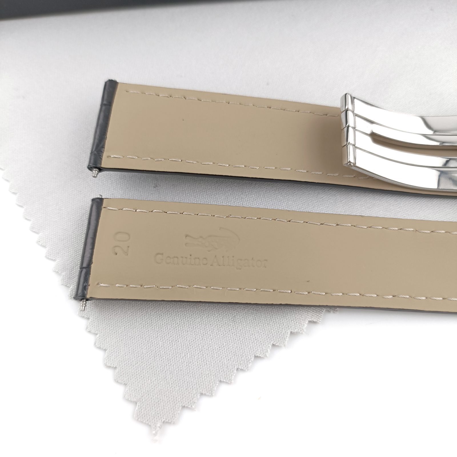 iwc時計ベルト IWC パイロットクロノ 377710 用 サントーニ純正レザー