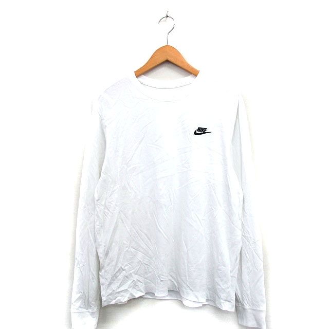 ナイキ NIKE 国内正規品 カットソー Tシャツ ロンT 長袖 ロゴ 刺繍 XL ホワイト 白 /KT20