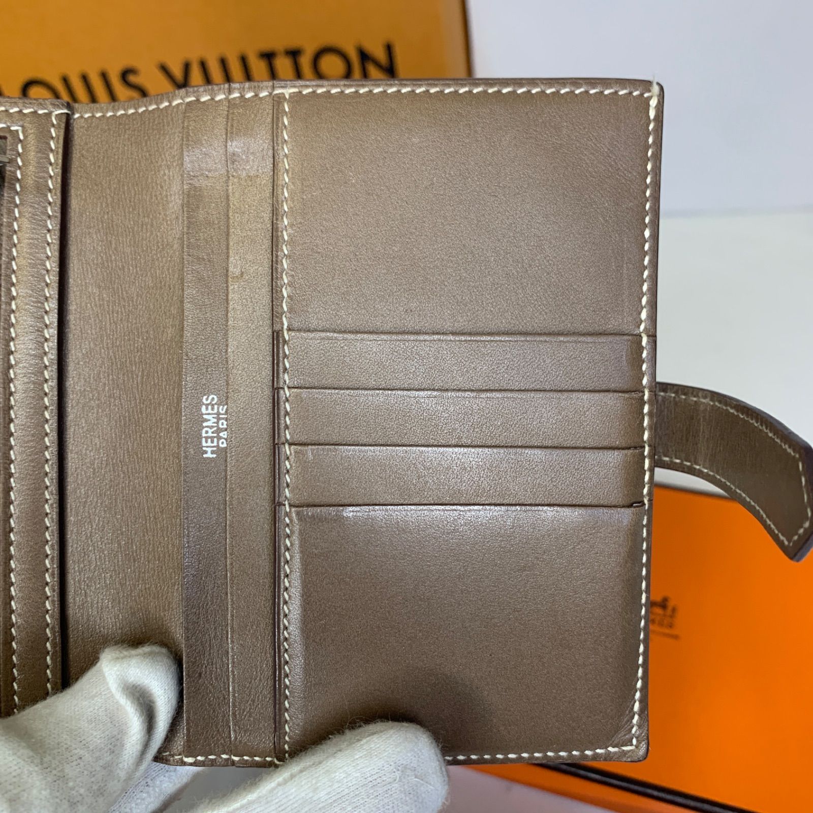 新品、未使用品。エルメス ２つ折り財布 MC3シリーズ - 折り財布