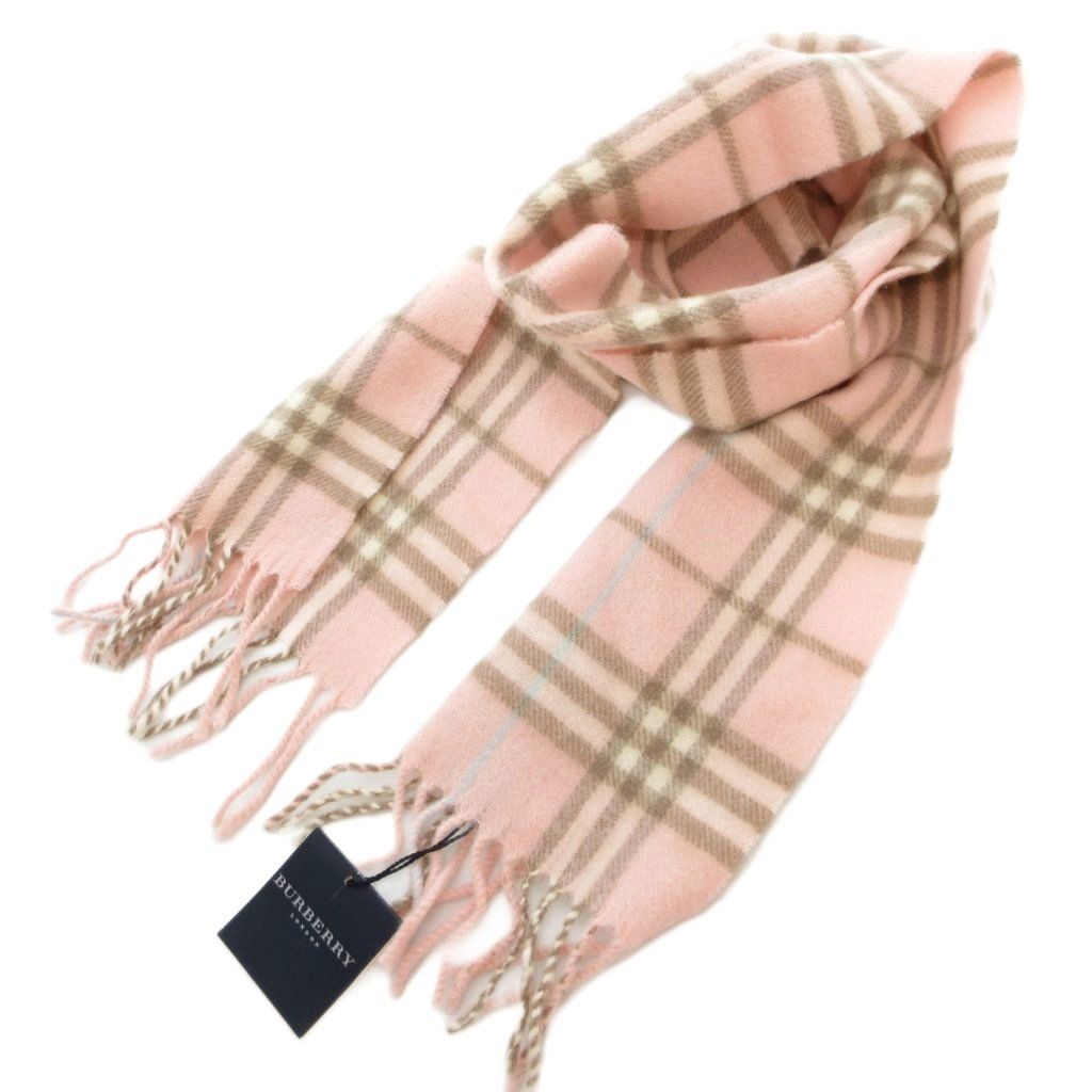 バーバリー ロンドン BURBERRY LONDON タグ付き マフラー ラムウール