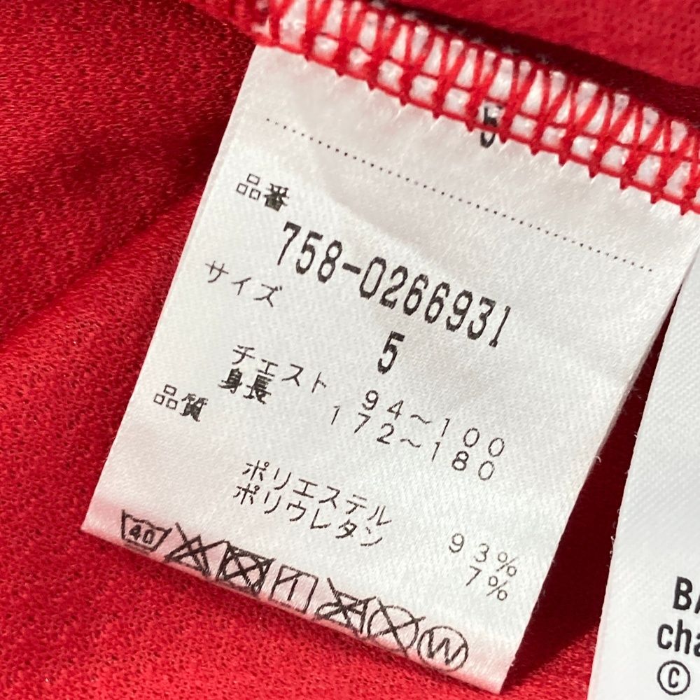 サイズ 5 MASTER BUNNY EDITION マスターバニーエディション ×BATMAN 10周年 ハイネック 長袖Tシャツ レッド系 240101489148 ゴルフウェア メンズ ストスト LLC-HASEGAWATOSO_COM