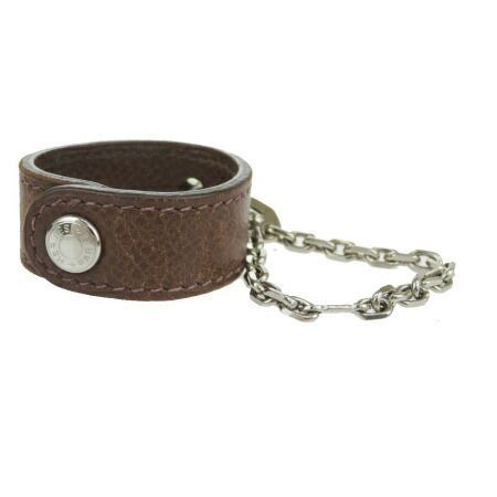 中古】 エルメス HERMES グローブホルダー 手袋 チェーン ブラウン