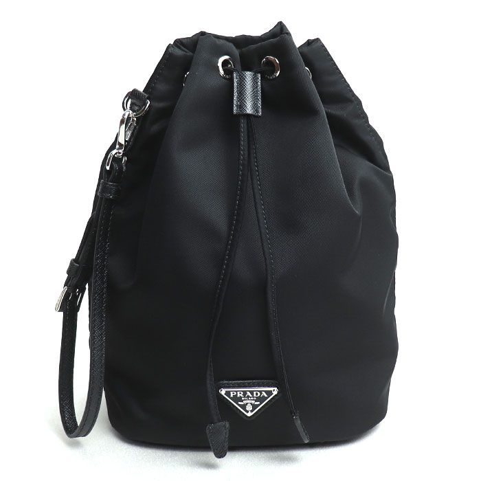 PRADA プラダ Re-Nylon ポーチ ポーチ ブラック 1NS369