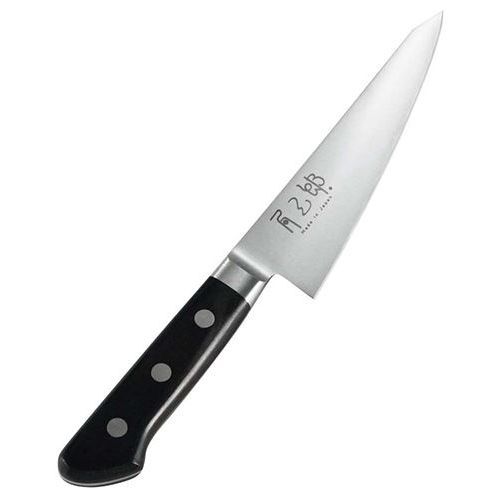 角三郎 ハイカーボン10A ツバ付パッカー柄 骨スキ角 15cm |業務用| |