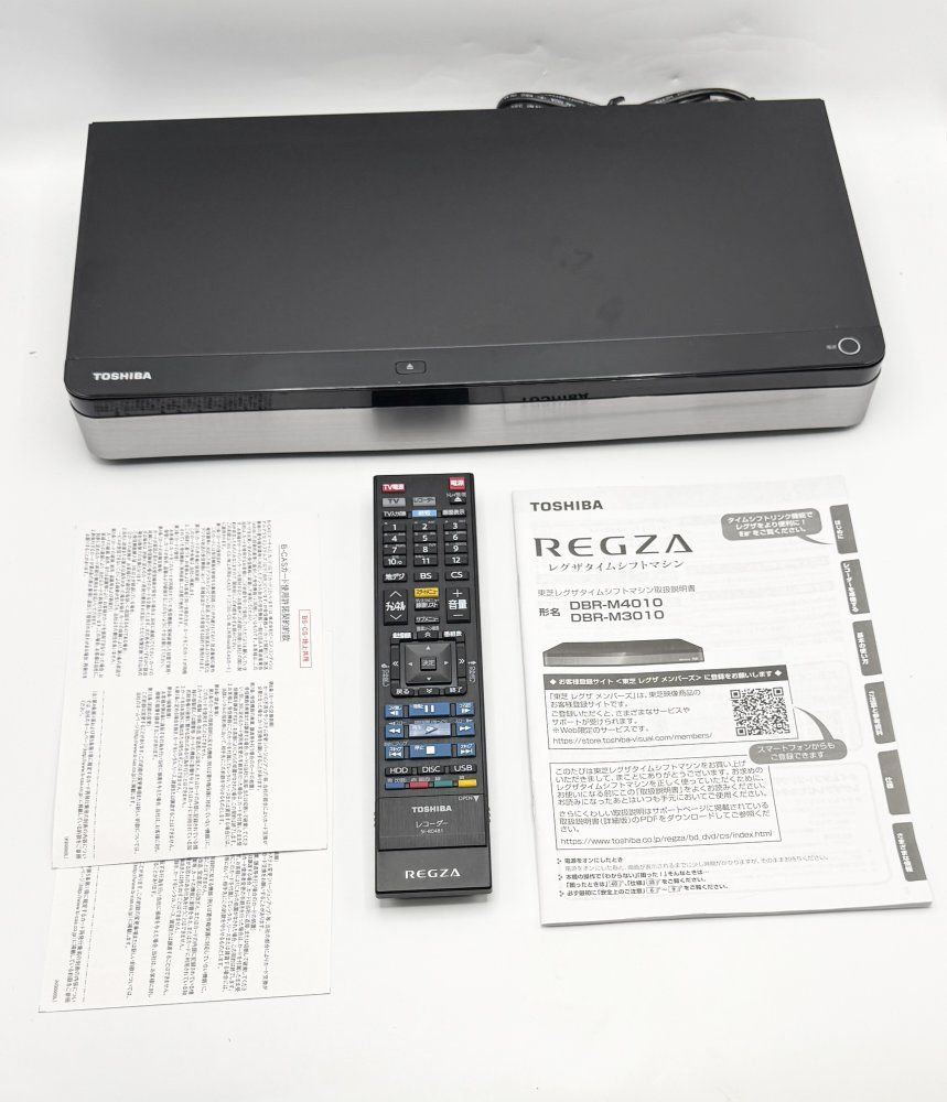 TOSHIBA REGZA レコーダー 美品 使用僅か 東芝 TOSHIBA REGZA レグザ ブルーレイレコーダー