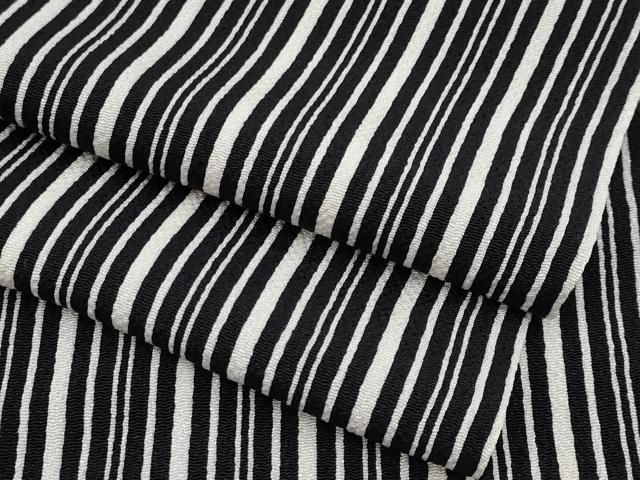 平和屋着物□極上 銀座越後屋 小紋 縞 黒×白 逸品 CYAA2726s5 - メルカリ