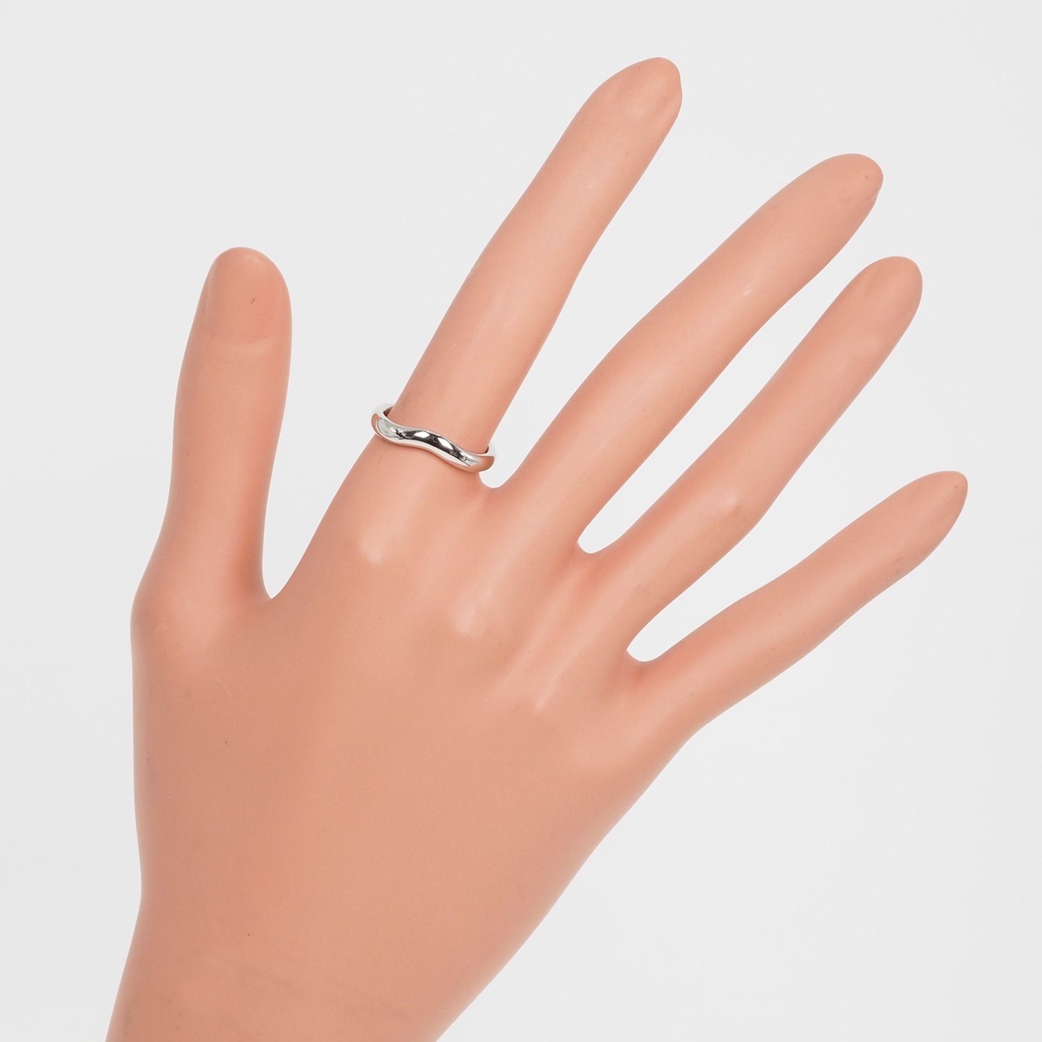 TIFFANY&Co.】ティファニー カーブド バンド 5.7g 3mm Pt - にしきの