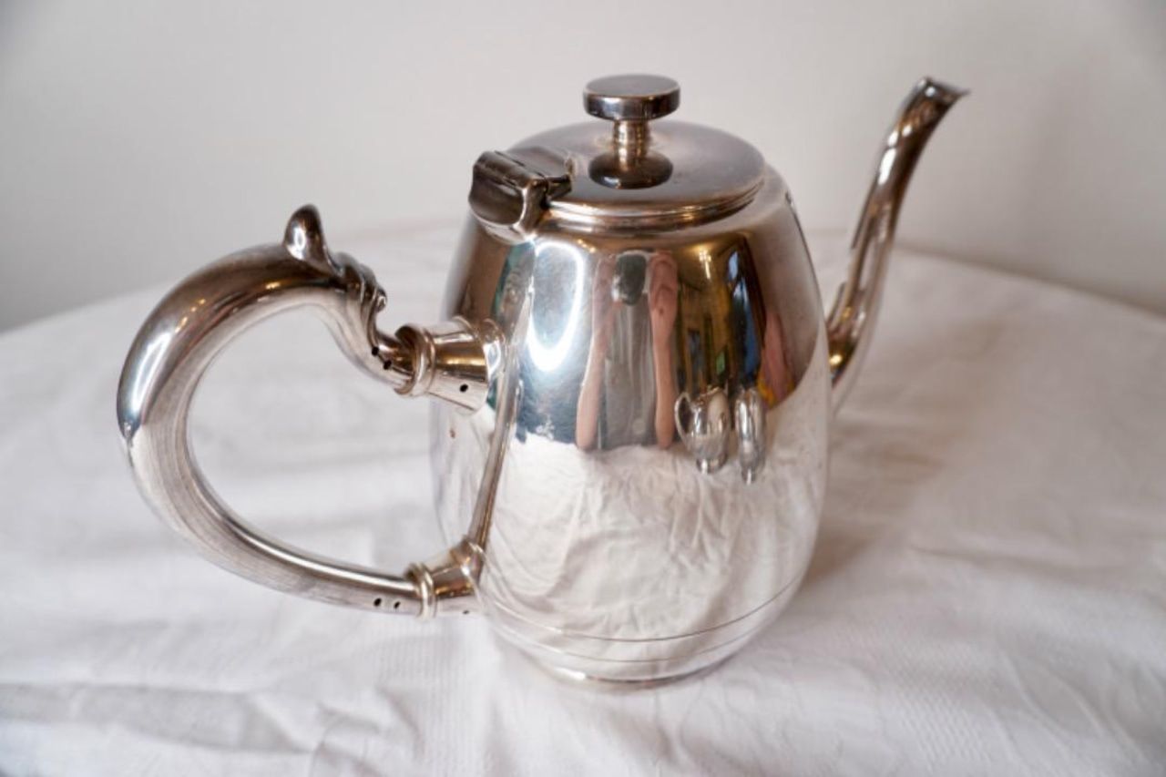 英国パラゴン ホニトンブルー ティーセット 大皿プレート＆クリーマー