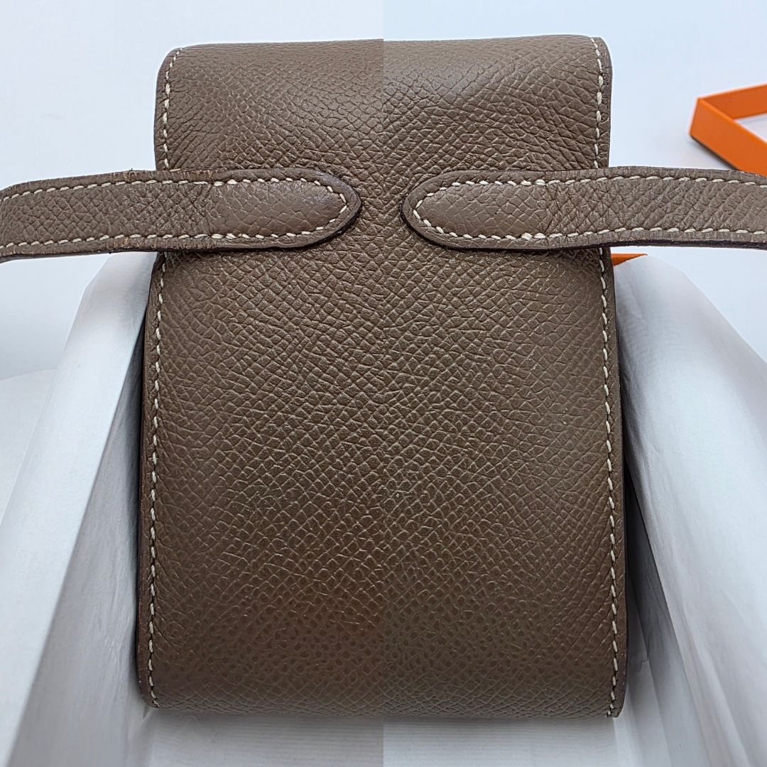 HERMES エルメス ケリーウォレット ロング エトゥープ エプソン