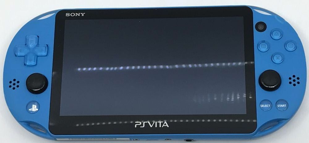【本体+ポーチのみ】 PS Vita本体(PCH-2000) ブルー/ブラック PlayStation Vita (プレイステーション・ヴィータ） Wi-Fiモデル PCH