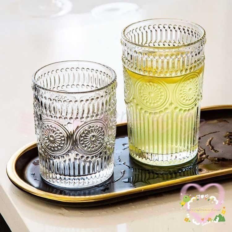 【新品未使用品】明治〜大正型ガラス　花柄コップ 6個セット マザーガーデン 花柄グラスセット 5個 硝子 グラス｜Yahoo