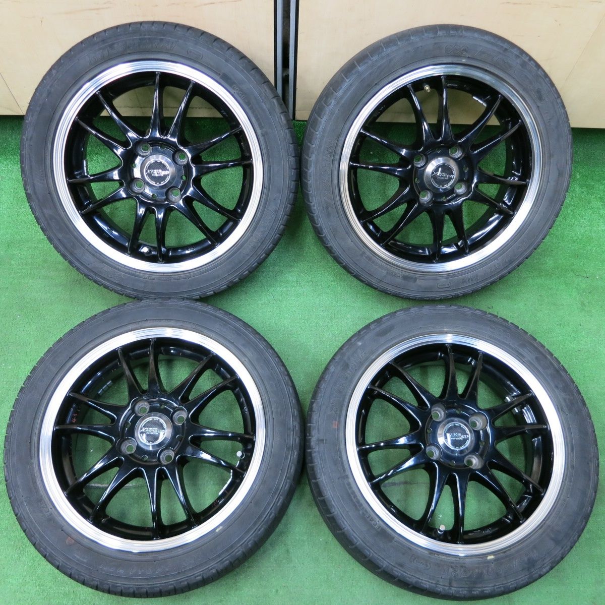 送料無料* 4本価格☆X CROSS SPEED 165/55R14 ヨコハマ DNA エコス 