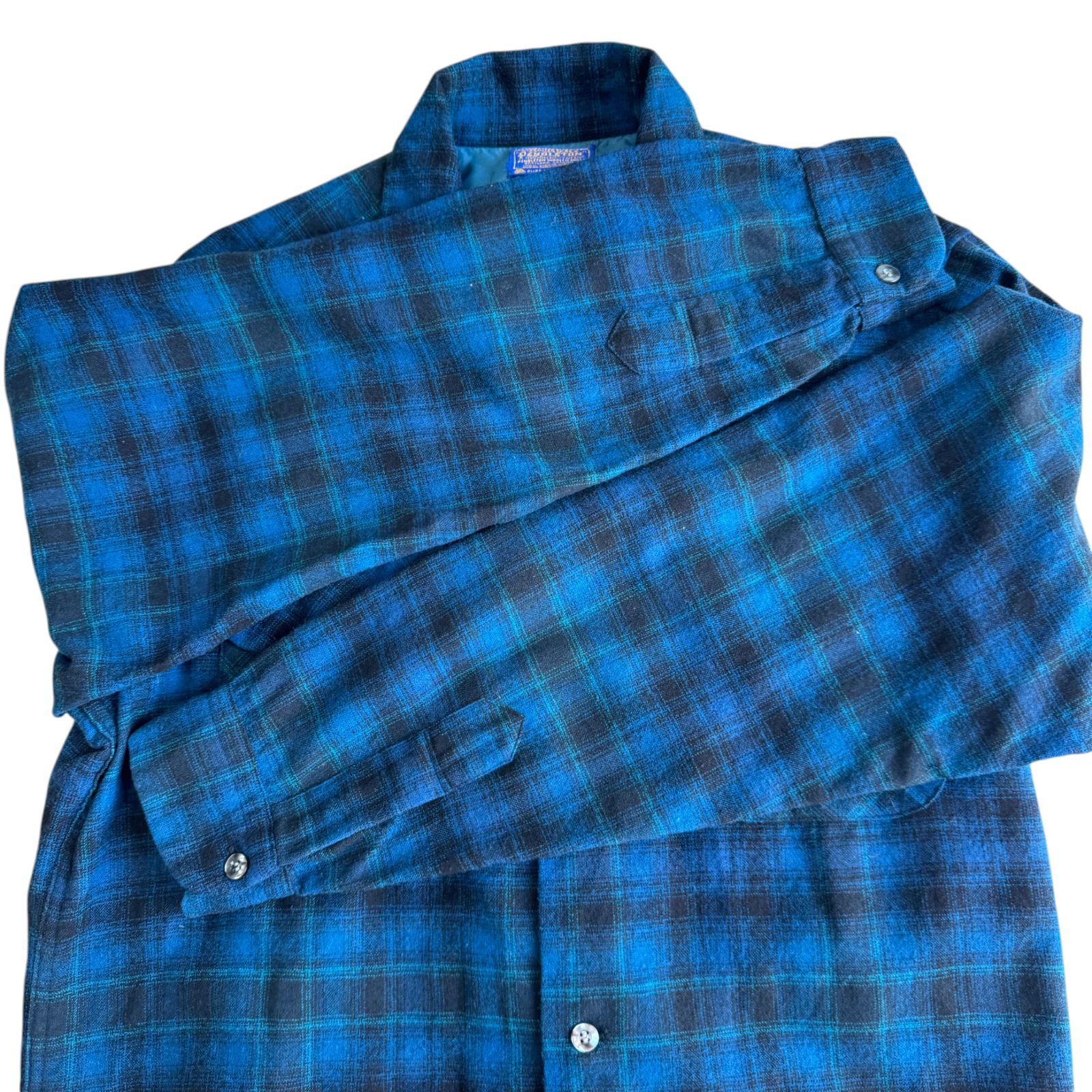 pendleton ボードシャツ オンブレ ブルー 50s 60s 70s ペンドルトン