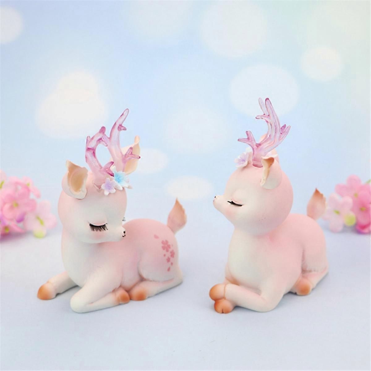 : | 鹿の置物 DIY・工具・ガーデン ガーデン 鹿の置物ミニチュア トナカイ フェアリー 2個 リビングルーム、オフィス用 -クリスマスにピッタリな商品をご紹介 トナカイ置物・オブジェの通販 置物 鹿の置物彫刻像 鹿 メス