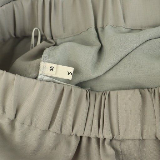 yori サラサラハンサムパンツ グレー 36 YORI ヨリ サラサラハンサム