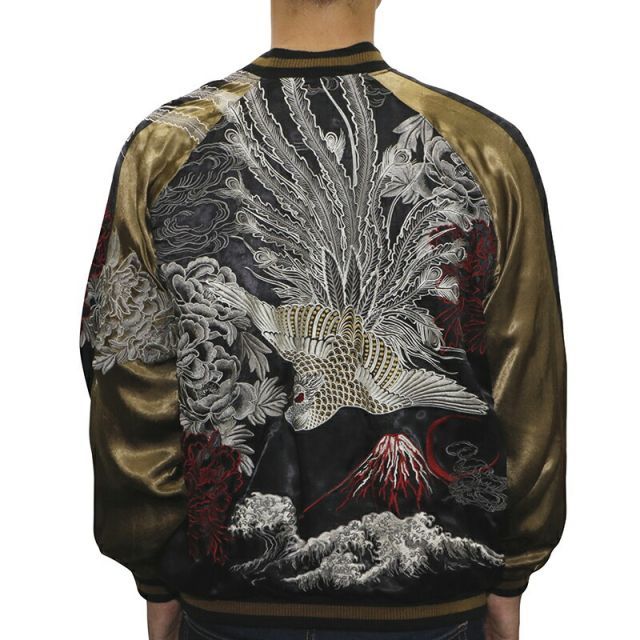 花旅楽団 「不動明王」？スカジャン さとり satori [ 不動明王 ] 刺繍