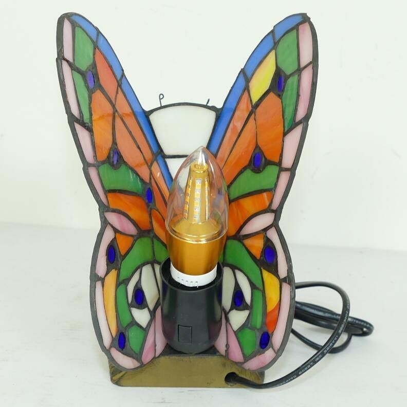 新品 ティファニー調 ステンドグラス ランプ ナイトスタンド