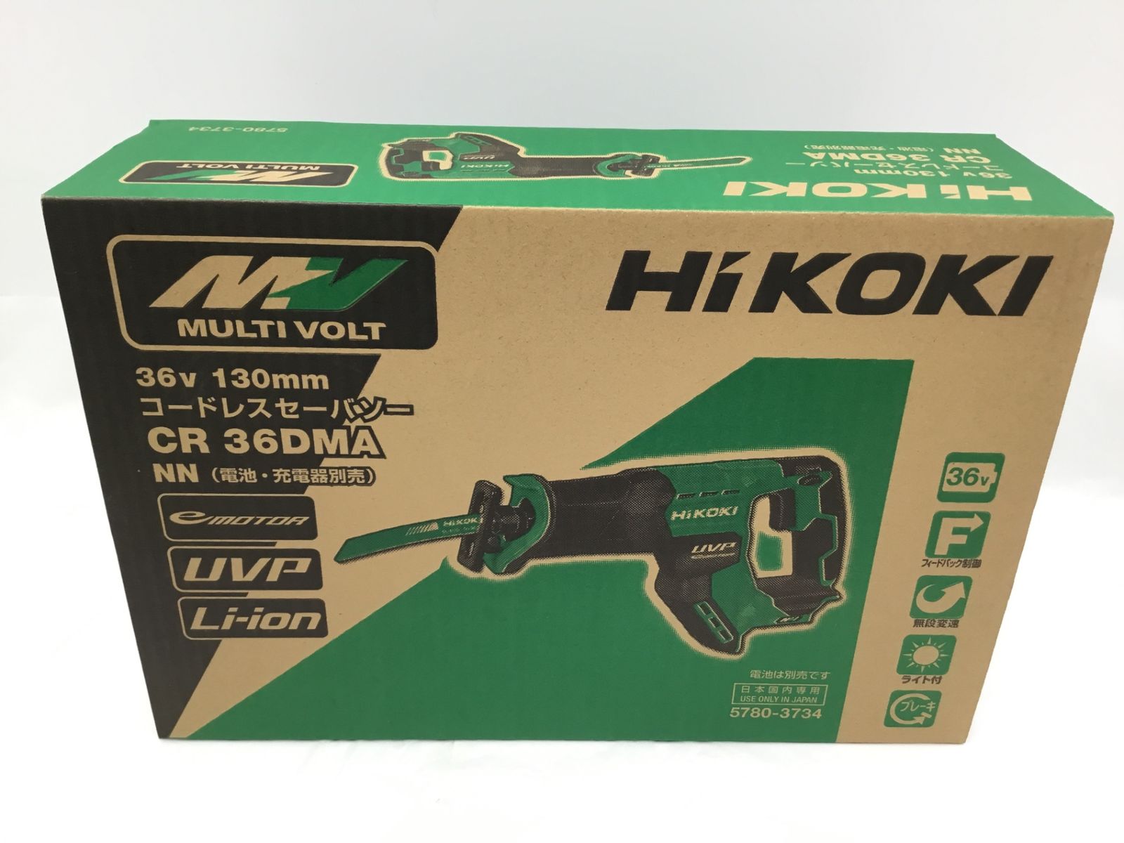 未使用】☆HiKOKI/ハイコーキ 36Vコードレスセーバソー CR36DMA(NN 