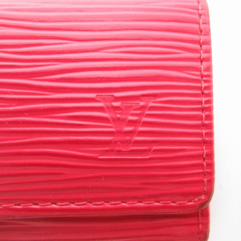 【美品】ルイヴィトン・4連キーケース・ミュルティクレ4・エピ・赤 LOUIS VUITTON - ルイヴィトン エピ ミュルティクレ4 キーケース