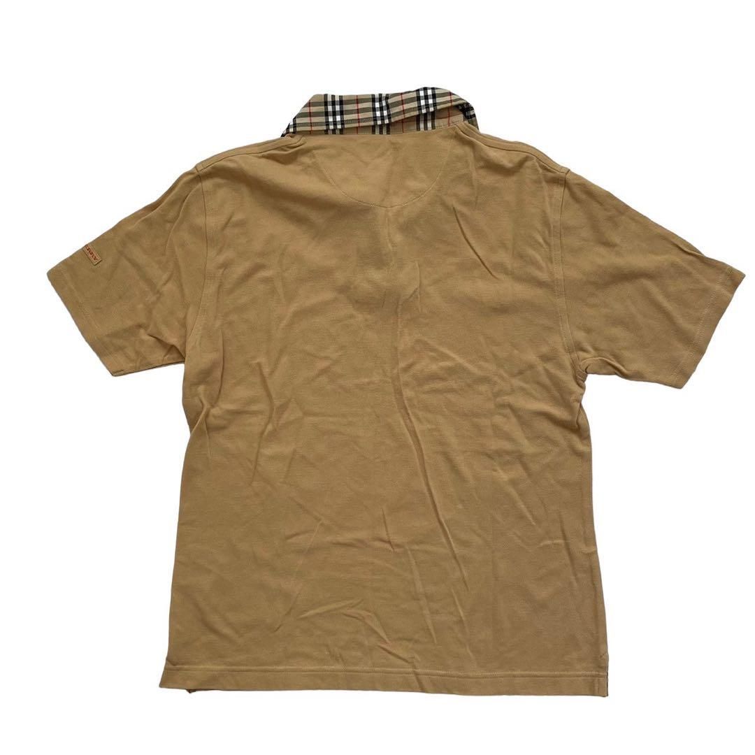 BURBERRY GOLF バーバリートップス ポロシャツ 半袖 ベージュ BURBERRY GOLF バーバリートップス ポロシャツ 半袖 ベージュ
