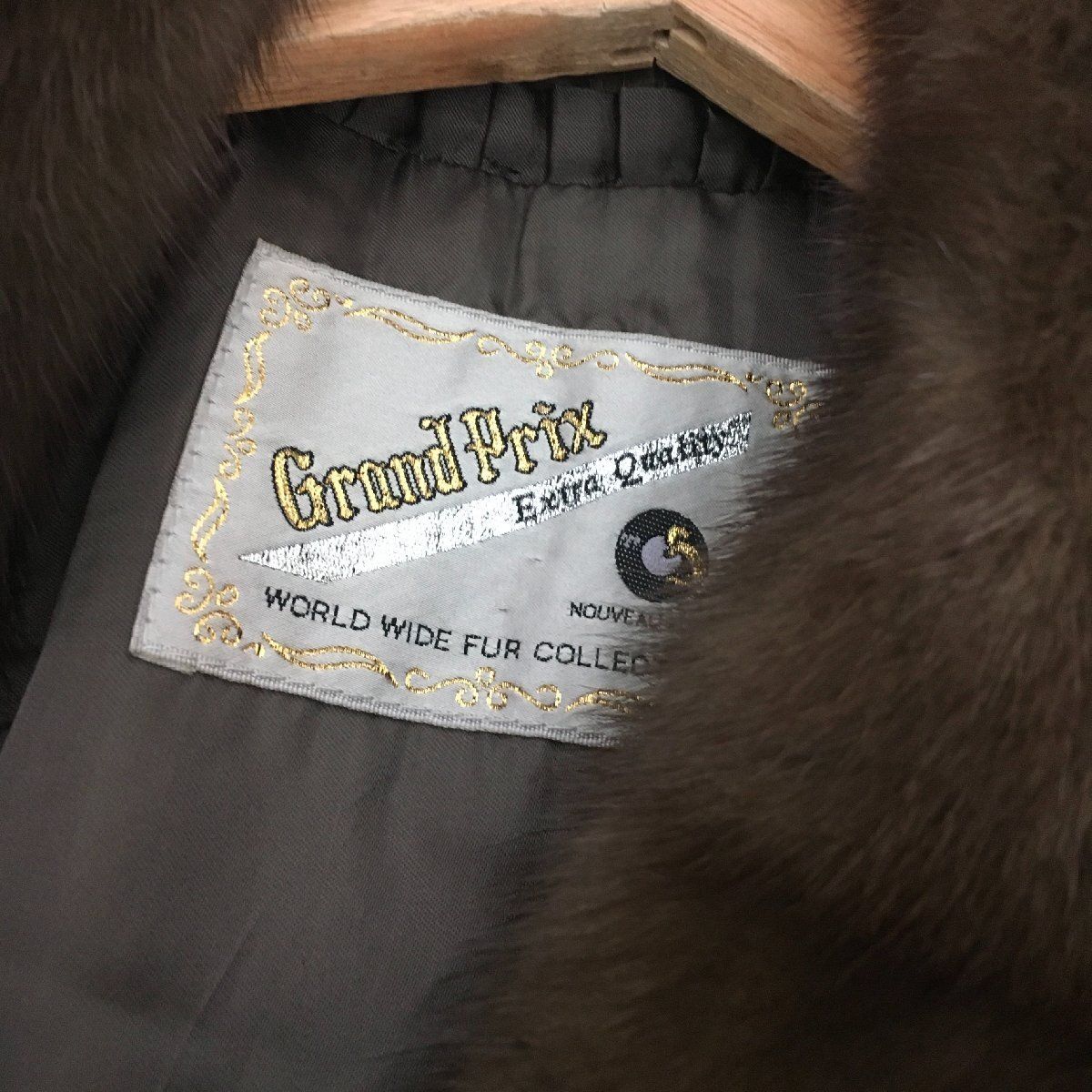 凄い艶☆ゴールド「SAGA MINK」パステルミンクのコート