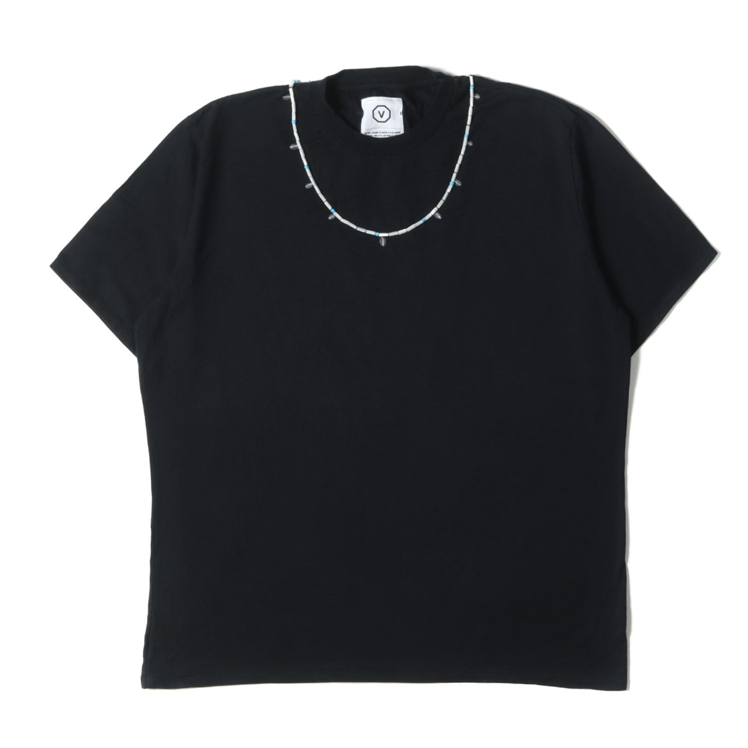 visvim ビズビム Tシャツ サイズ:M 00s ビーズネックレス クルーネック Tシャツ ブラック 黒 トップス カットソー【メンズ】 -  メルカリ