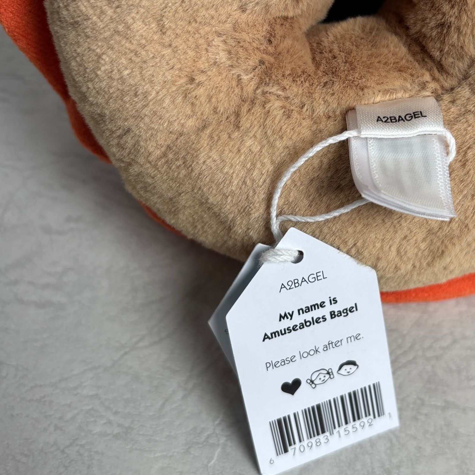 新品 ジェリーキャット Jellycat べーグル パン ベーグルサンド