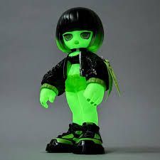 emDASH MOVE 3rd color HYPE GREEN 蓄光 ソフビ 未開封 emDASH｜MOVE 3rd color HYPE GREEN G.I.D 蓄光 ソフビ
