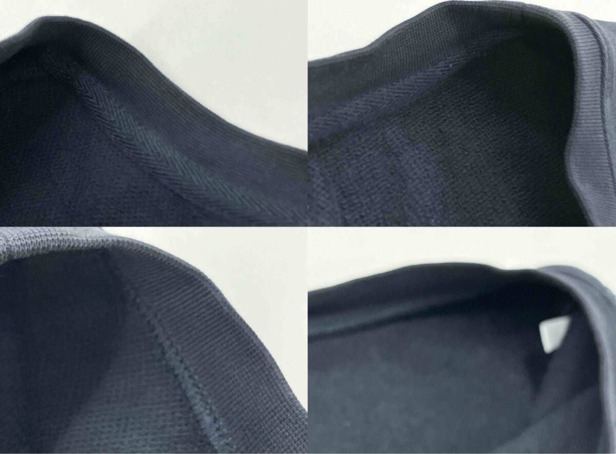 スタイリッシュな LOEVEロエベ スウェット ネイビー パッチワーク S