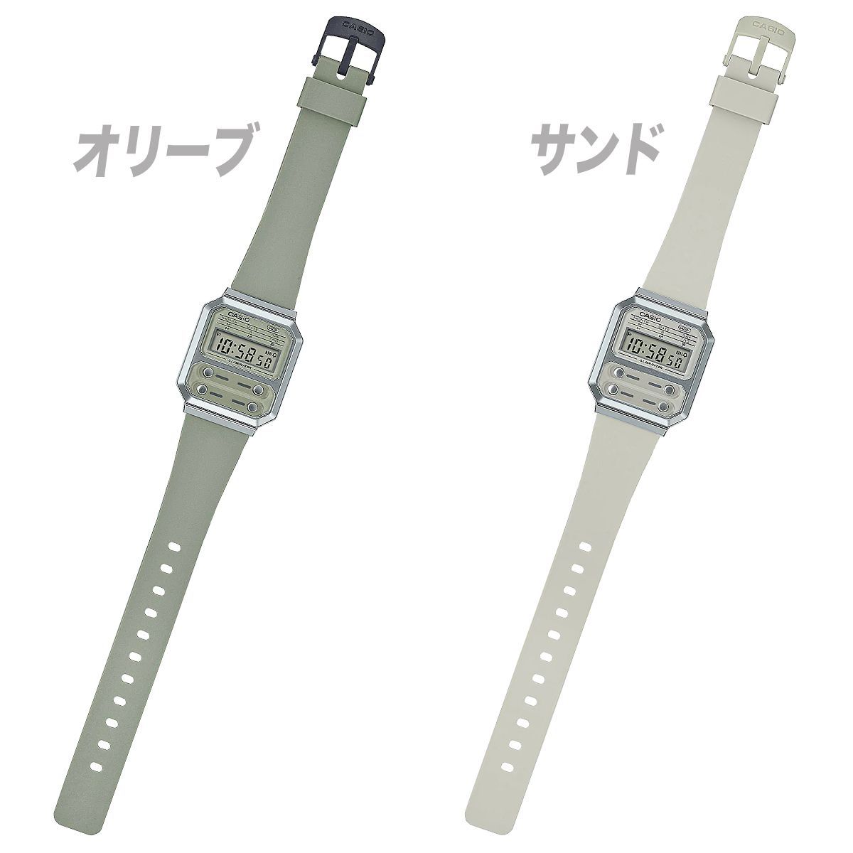 CASIO カシオ Edgy Collection A100WEF-3A A100WEF-8A エイリアン 復刻