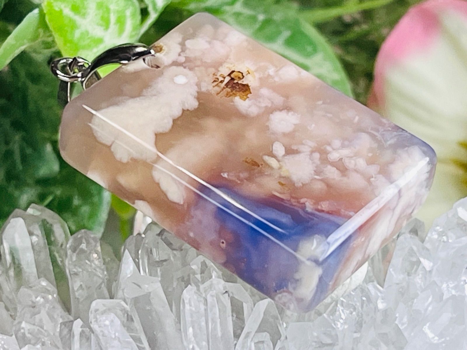 チェリーブロッサムアゲート✿ 桜カルセドニー 櫻瑪瑙 ルース