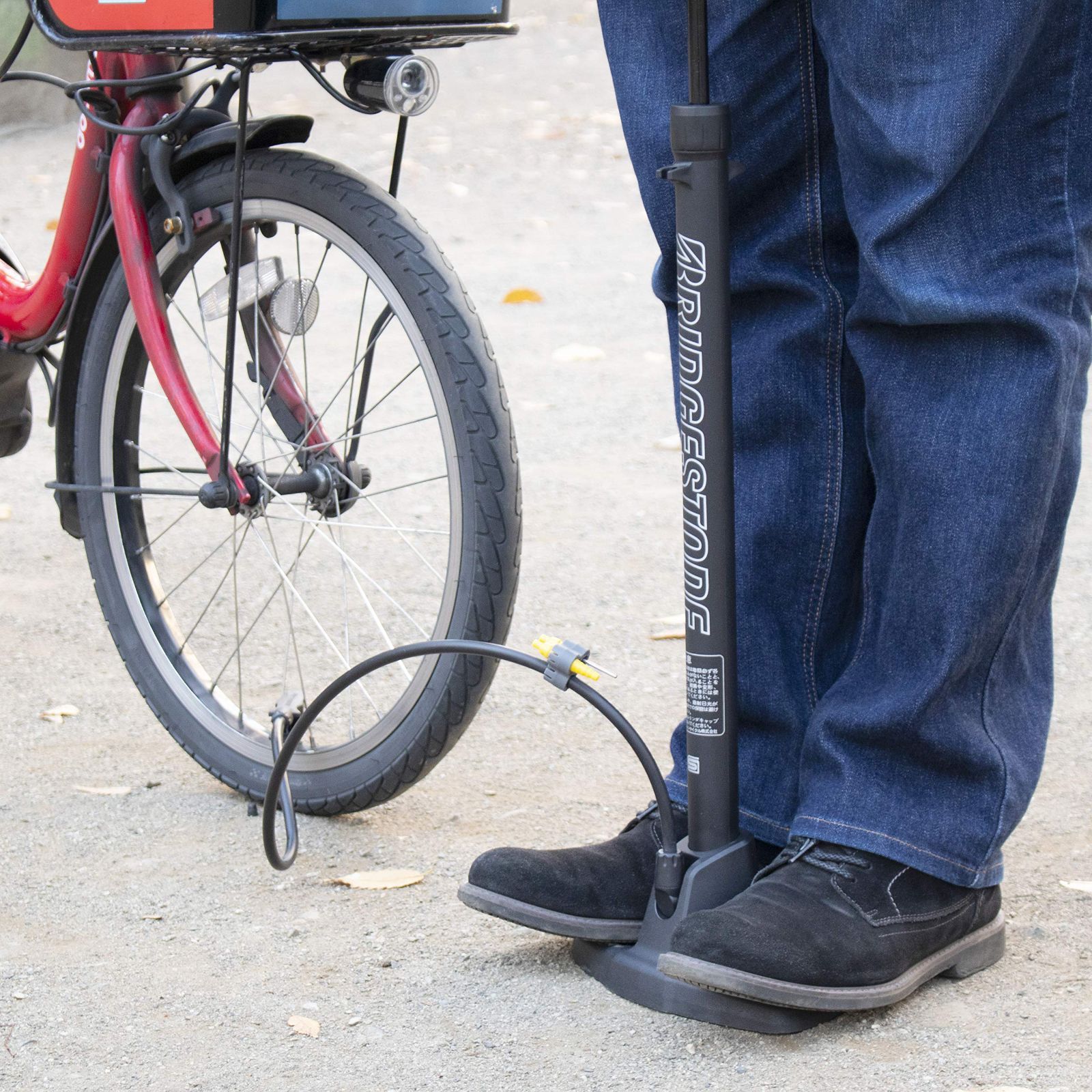 数量 スマートポンプ 自転車 ブリヂストン BRIDGESTONE 空気入れ ボール 浮き輪用 アダプタ付き 英式 トンボ口金 PM-501 SG規格 BRIGHTFACE_UK