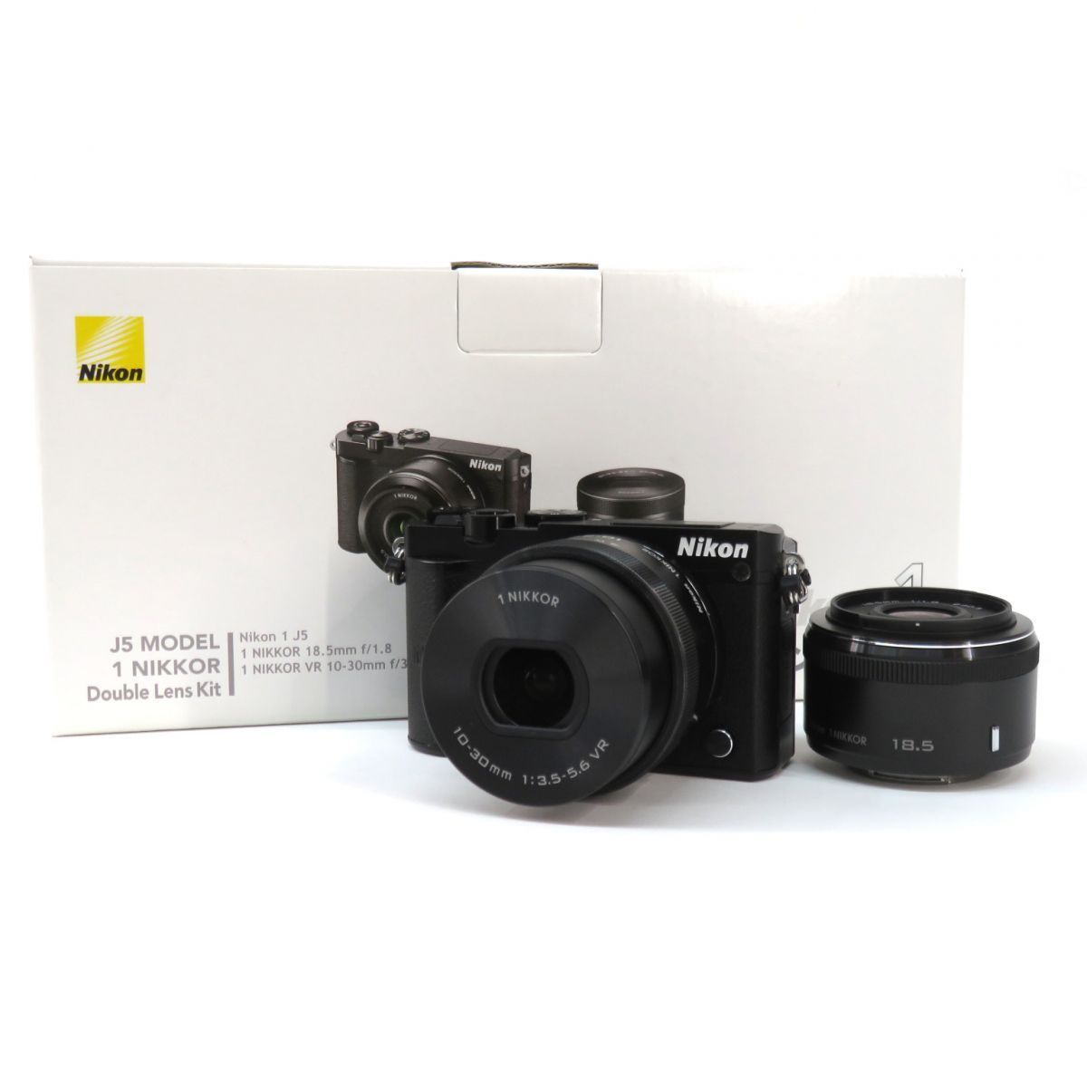 Nikon J5 ダブルレンズキット　ブラック