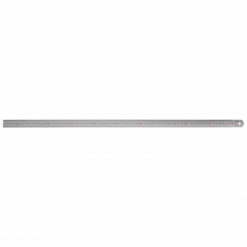 クーポン配布中-スーパー 対象 ステンレス アルミ定規 ヤマヨ シルバー直尺 100cm 108-0005