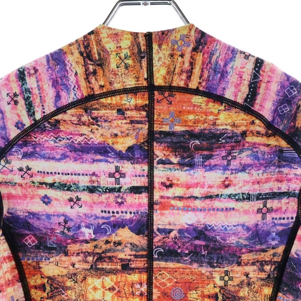 KASSIA カシア ロングスリーブスプリングトップ フロントジップサーフウェット 水着スイムウェア レディース パープル タートル 仕事着