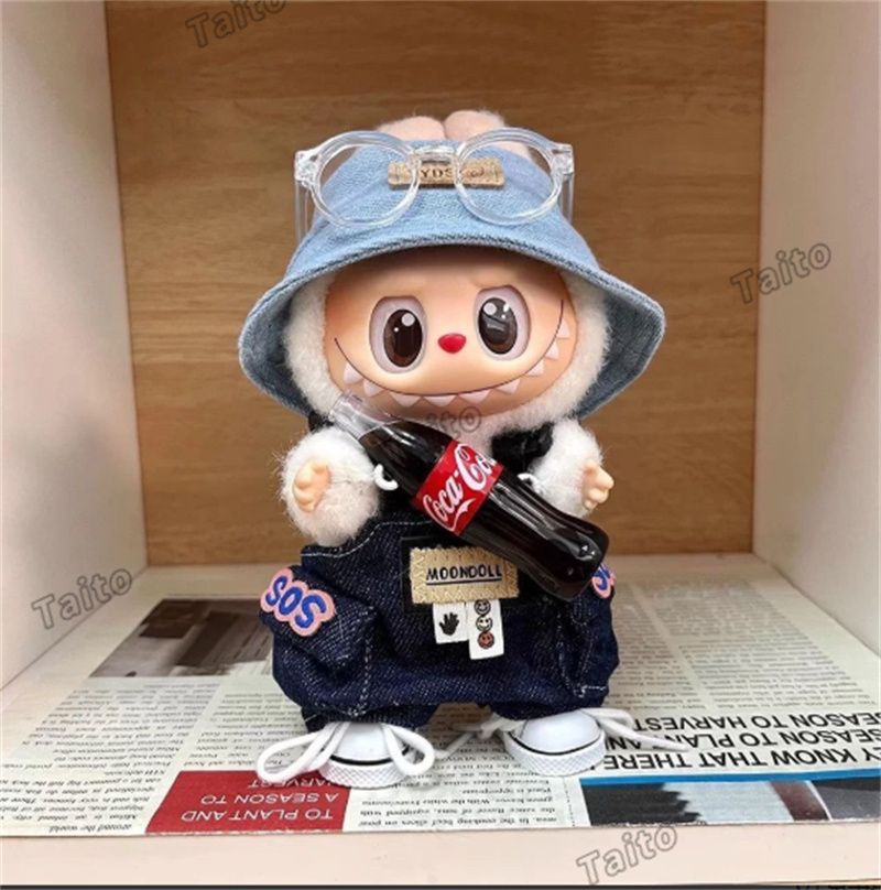 美品 LABUBU お洋服セット 着せ替えコスチューム 06 LABUBU ラブブ服 17cm 衣装セット ぬいぐるみ 服 着せ替え 綿