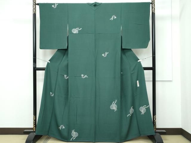 平和屋着物□極上 世界的人形師 辻村寿三郎 ジュサブロー 小紋