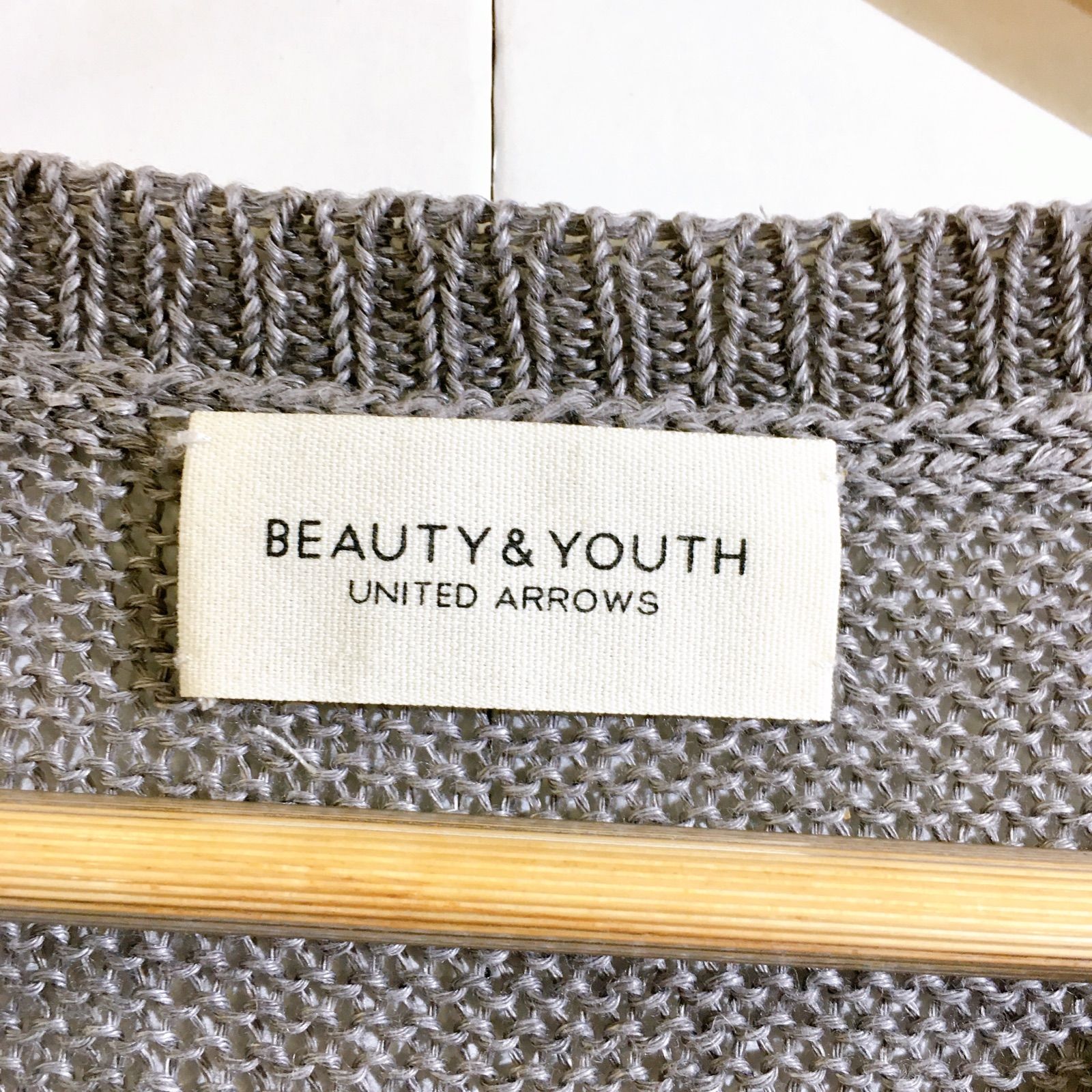 beauty&youth united arrows ビューティーアンドユース ユナイテッドアローズ 半袖サマーニットトップス レディース ワンサイズ