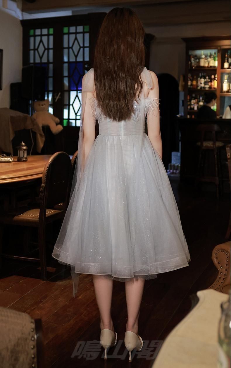 2025 フランス風 感ドレス レディース ノースリーブ Aライン 声楽 発表会 舞台 演奏会 パーティー 超 WP 109