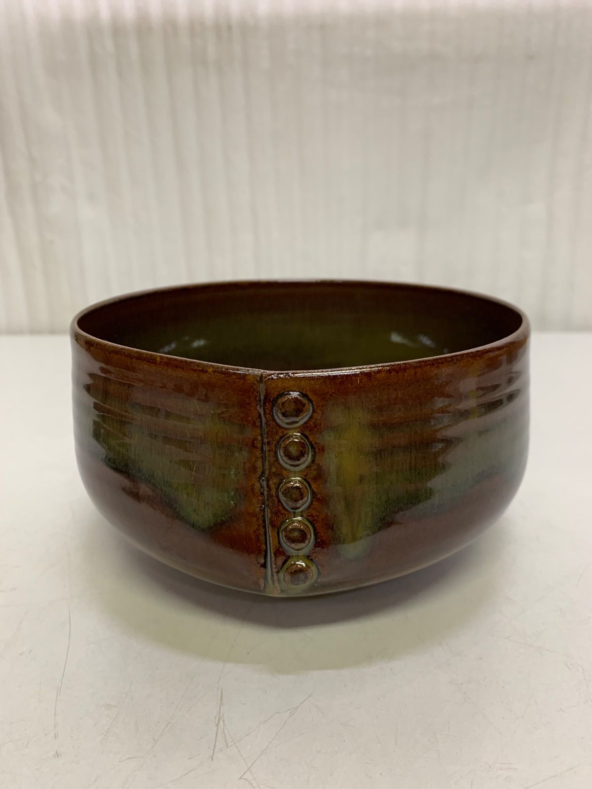 高取焼 とじめ建水 建水 茶道具 伝統工芸品 ♥