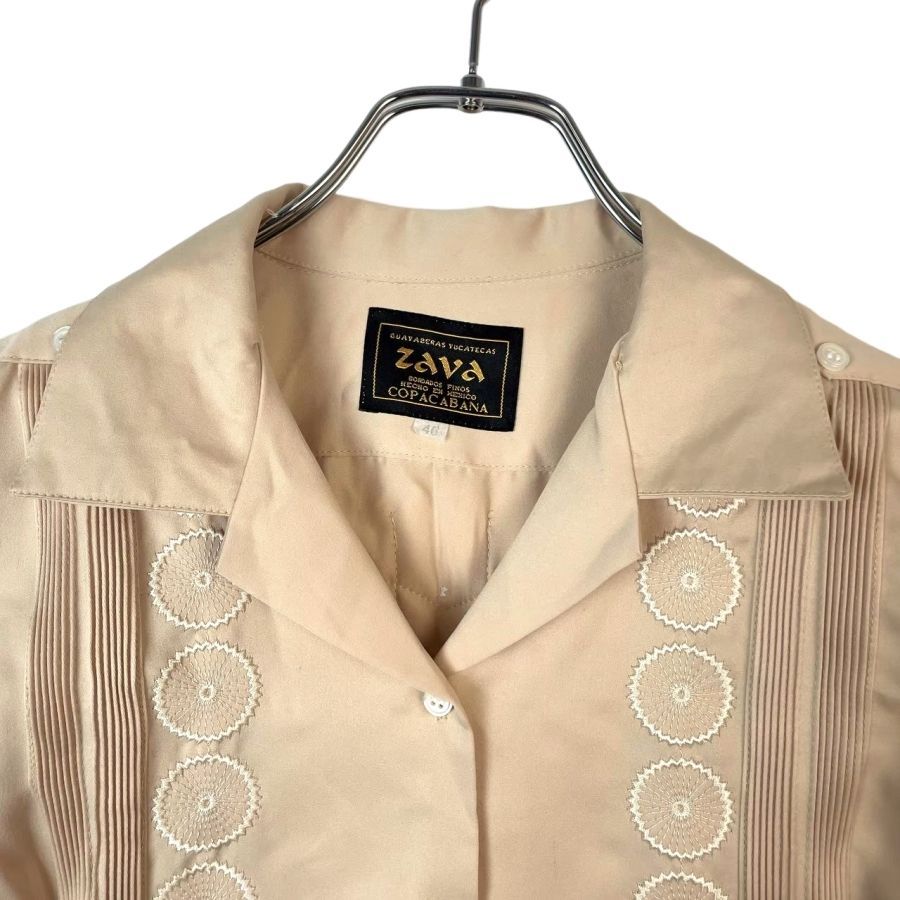 メキシコ製ZAVA COPACABANAキューバシャツ半袖シャツグアジャ