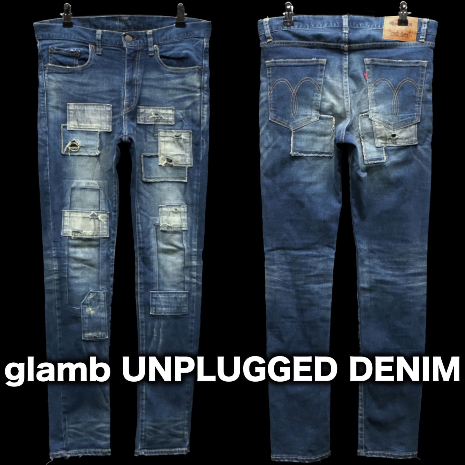 glamb アンプラグド ストレッチスキニーデニム サイズ2/約84cm グラム 