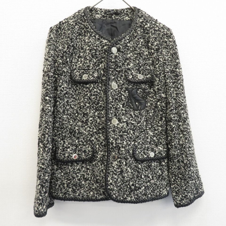 バレンザ スポーツ VALENZA SPORTS ジャケット ノーカラー ロゴ 