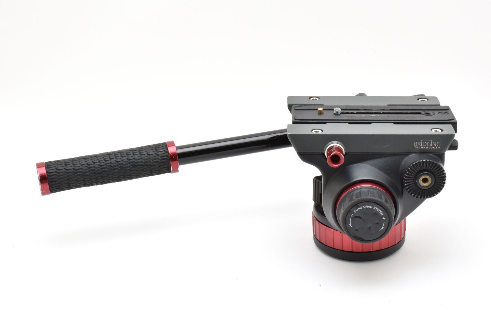 Manfrotto 2WAY雲台 プロフルードビデオ雲台 フラットベース アルミニウム製 MVH502AH LL66 5585