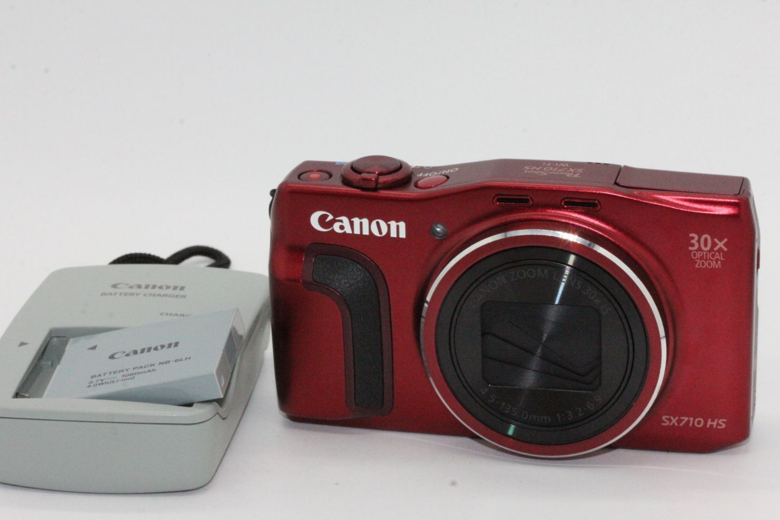 Canon デジタルカメラ PowerShot SX710 HS レッド 光学30倍ズーム