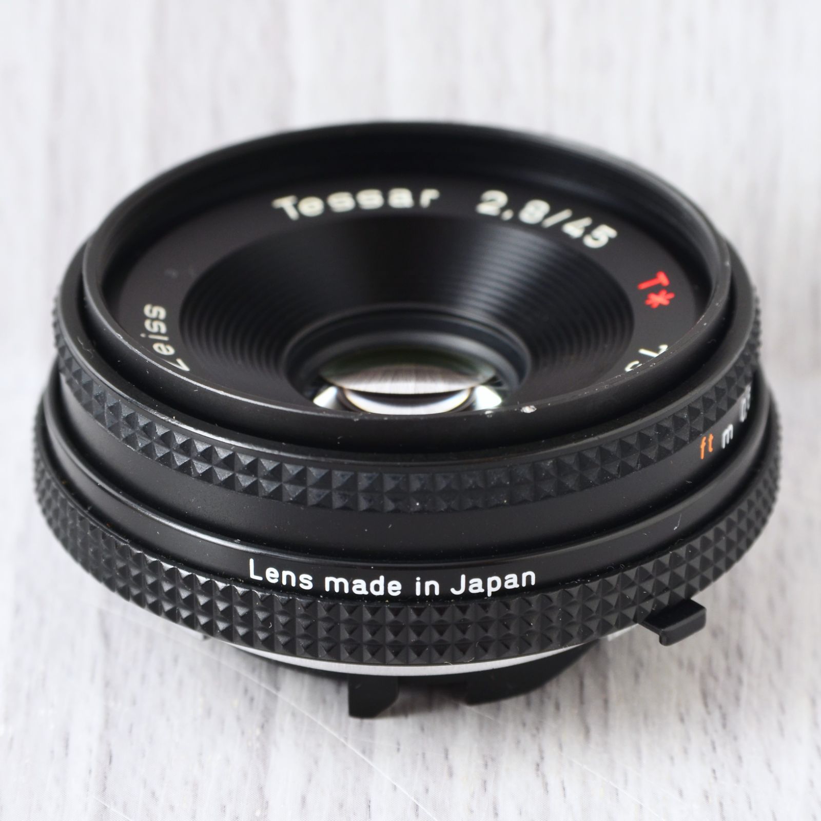 極美品! CONTAX Carl Zeiss Tessar 2.8/45 T* Y/Cマウント 単焦点 
