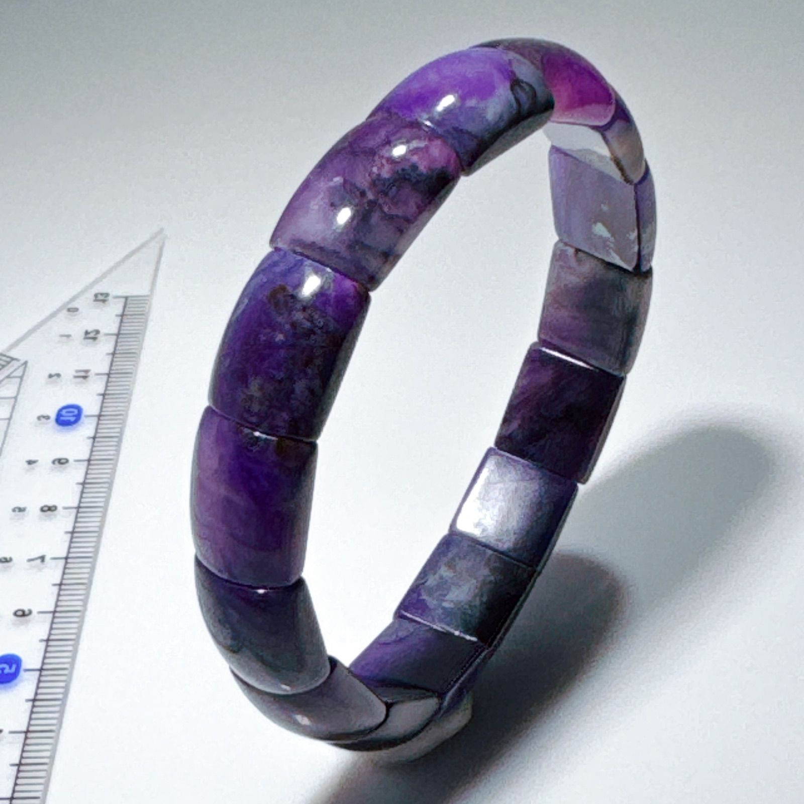 天然スギライトブレスレット杉石ブレスレットバングルNO25-2377 3A