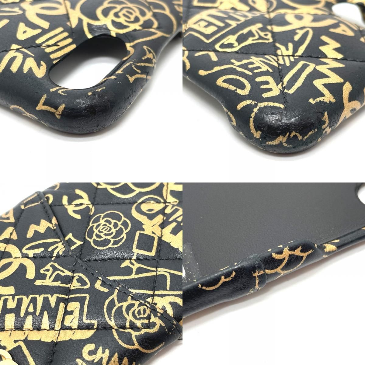 シャネル カメリア マトラッセ iPhone X & XS iPhoneケース - メルカリ
